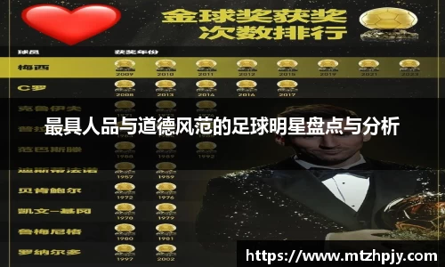 最具人品与道德风范的足球明星盘点与分析